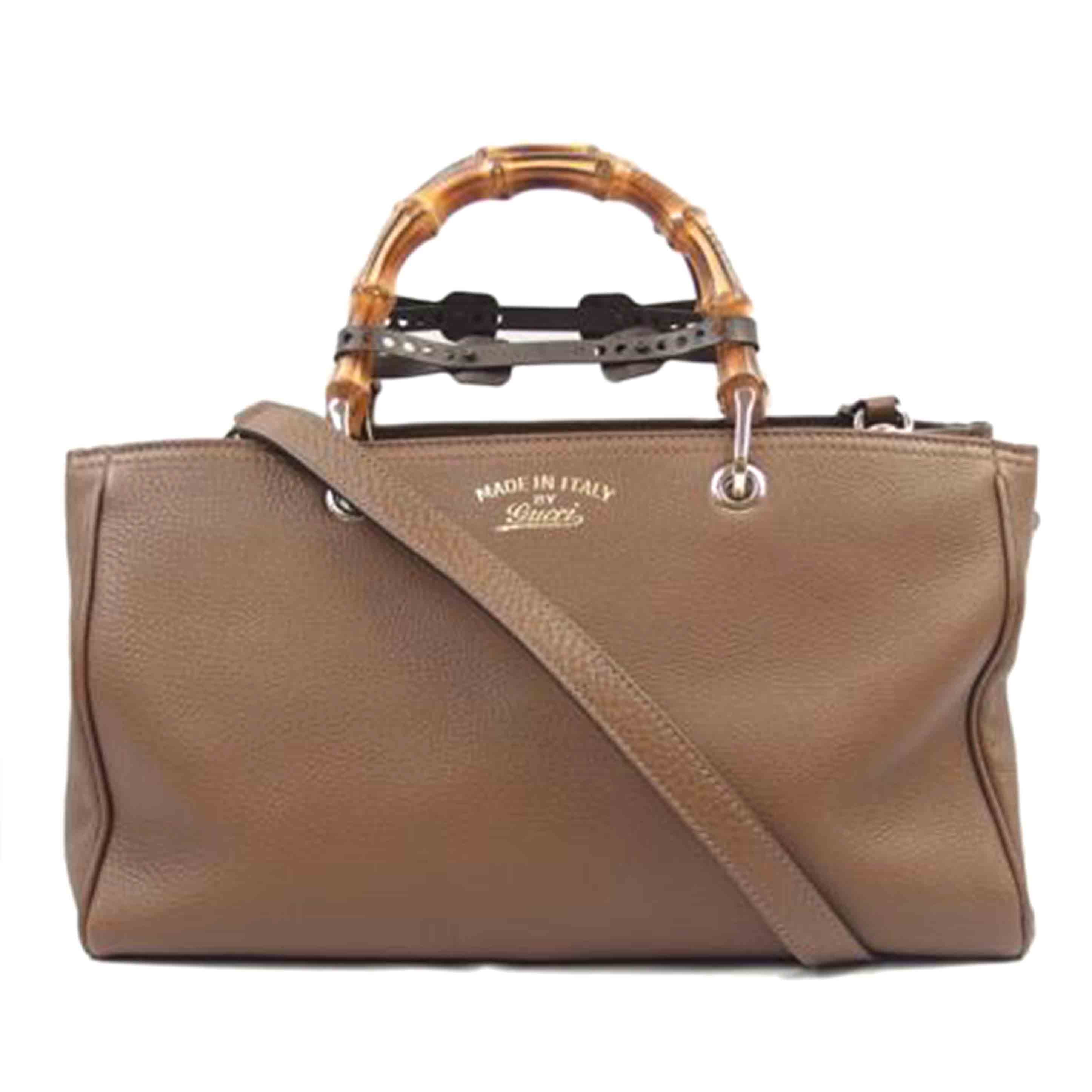 GUCCI グッチ/バンブーショッパーミディアムトート/2way/323660//520***/Aランク/83