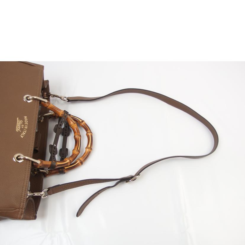GUCCI グッチ/バンブーショッパーミディアムトート/2way/323660//520***/Aランク/83
