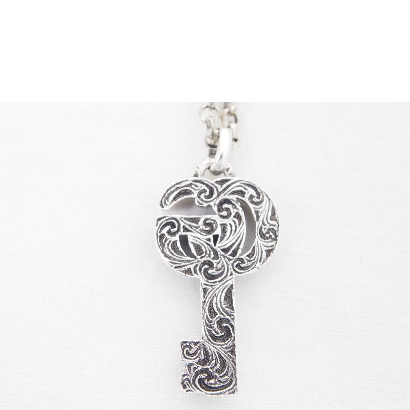 GUCCI/SV925/ダブルGキーネックレス//Aランク/78