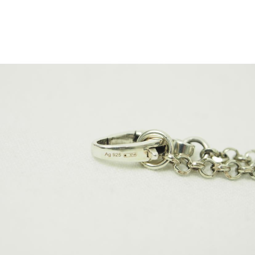 GUCCI/SV925/ダブルGキーネックレス//Aランク/78