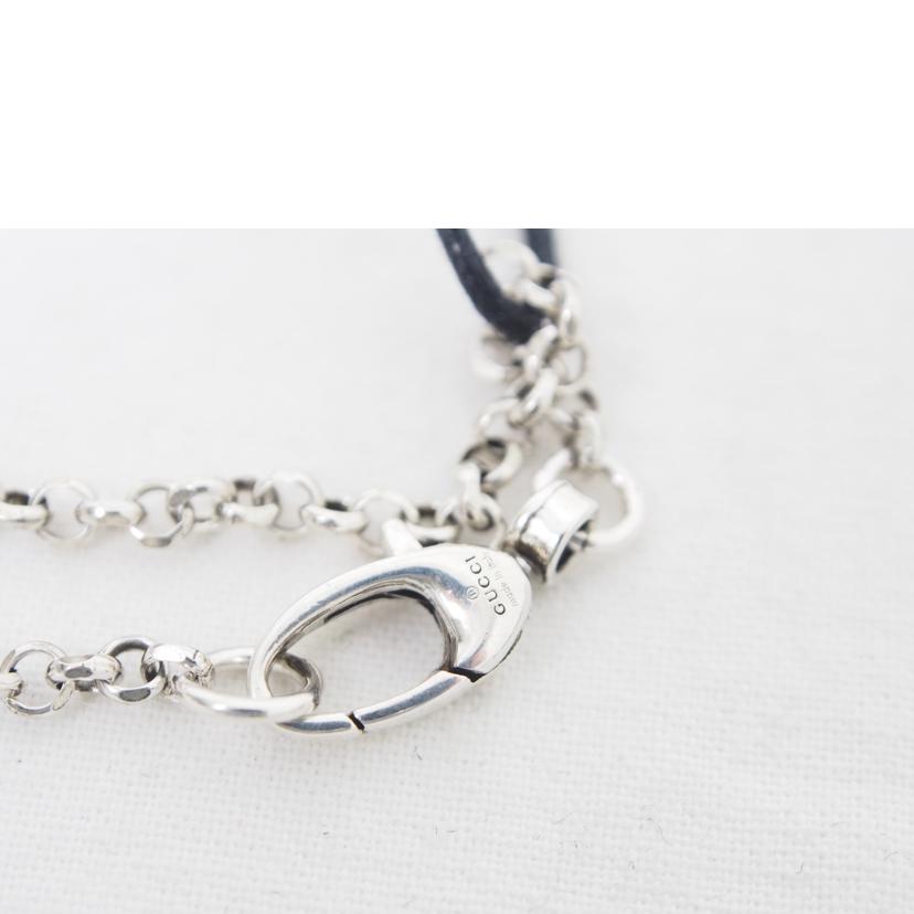 GUCCI/SV925/ダブルGキーネックレス//Aランク/78