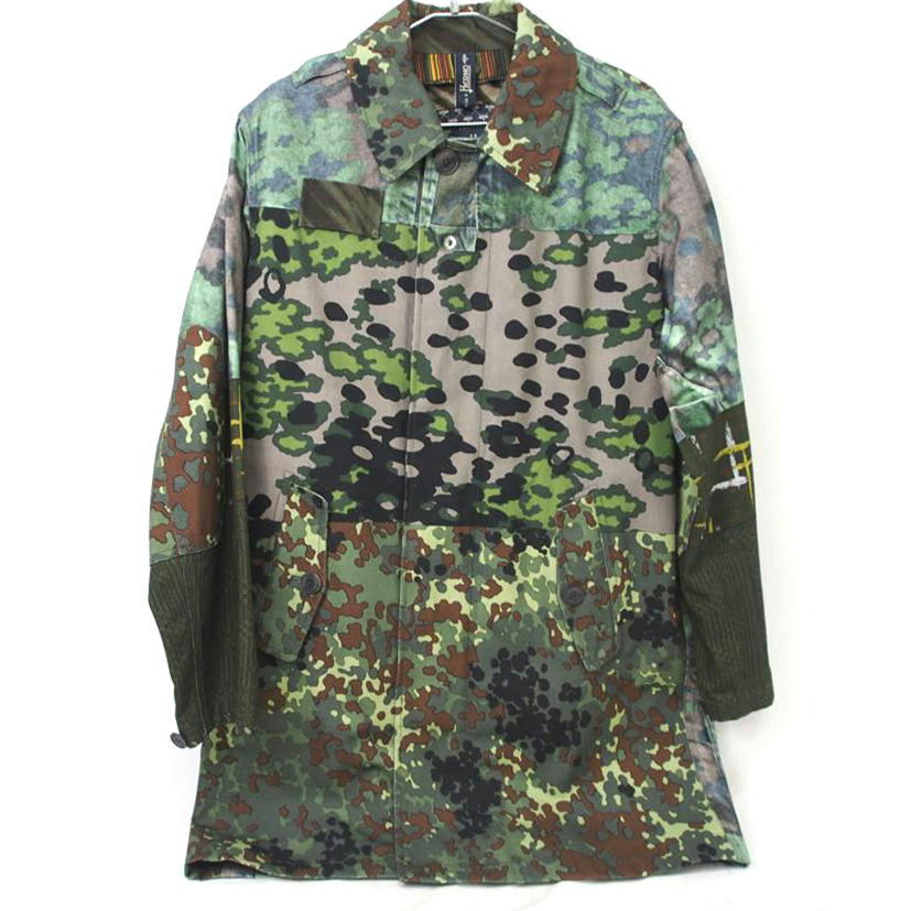 HERNO ヘルノ/ロングコート 迷彩 カモ 切替 ライナー付き//ABランク/78
