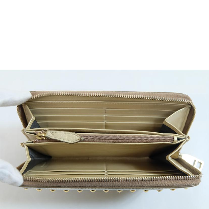 BURBERRY バーバリー/スタッズラウンドファスナー長財布//BCランク/71
