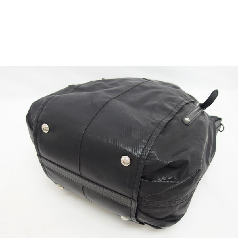 TOD'S トッズ/ナイロンレザー/2WAYトートバッグ/ブラック//ABランク/04