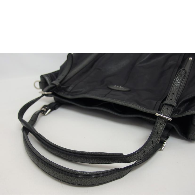 TOD'S トッズ/ナイロンレザー/2WAYトートバッグ/ブラック//ABランク/04