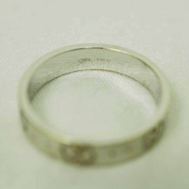 GUCCI/GGアイコンリング/K18WG/#13//Bランク/78