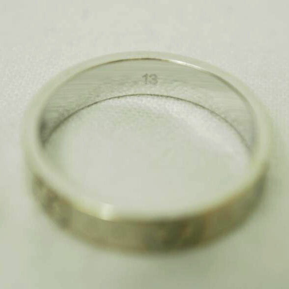 GUCCI/GGアイコンリング/K18WG/#13//Bランク/78