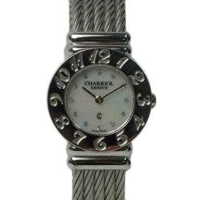 PHILIPPE CHARRIOL フィリップ・シャリオール/サントロペ/レディースクォーツ/シェル文字盤/028A//06493/ABランク/84
