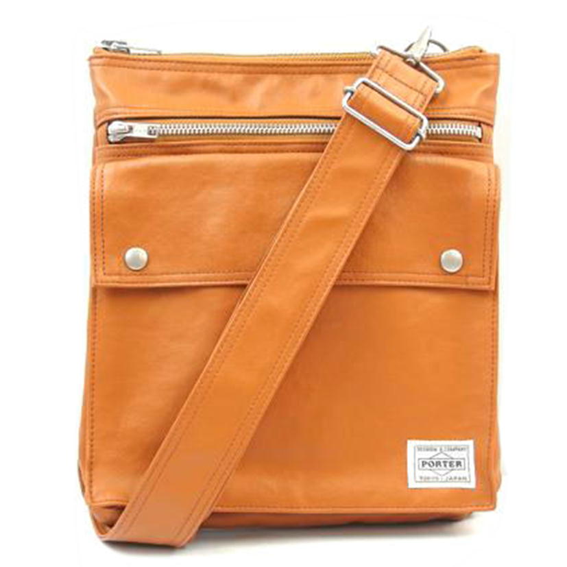 PORTER ポーター/ポーター フリースタイル ショルダーバッグ キャメル//Bランク/83