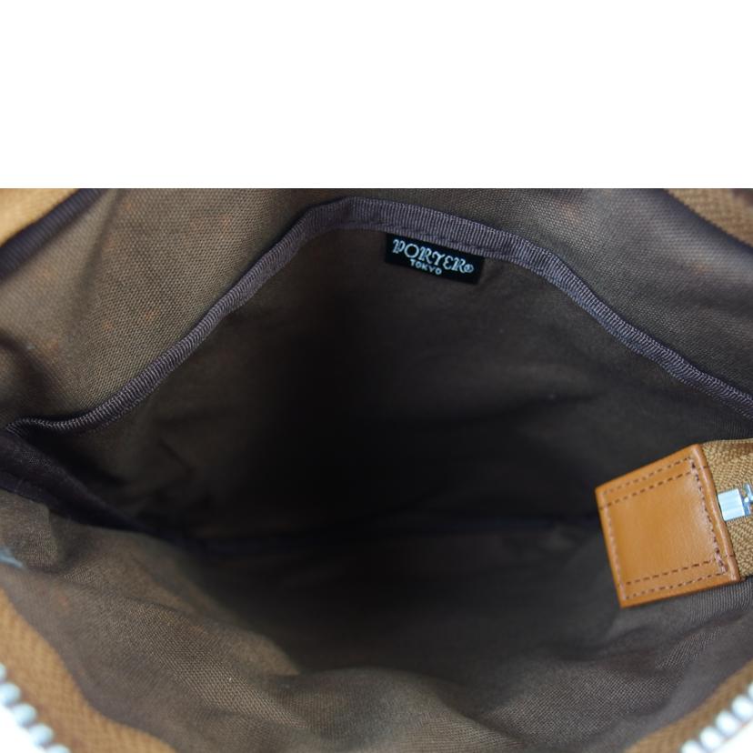 PORTER ポーター/ポーター フリースタイル ショルダーバッグ キャメル//Bランク/83