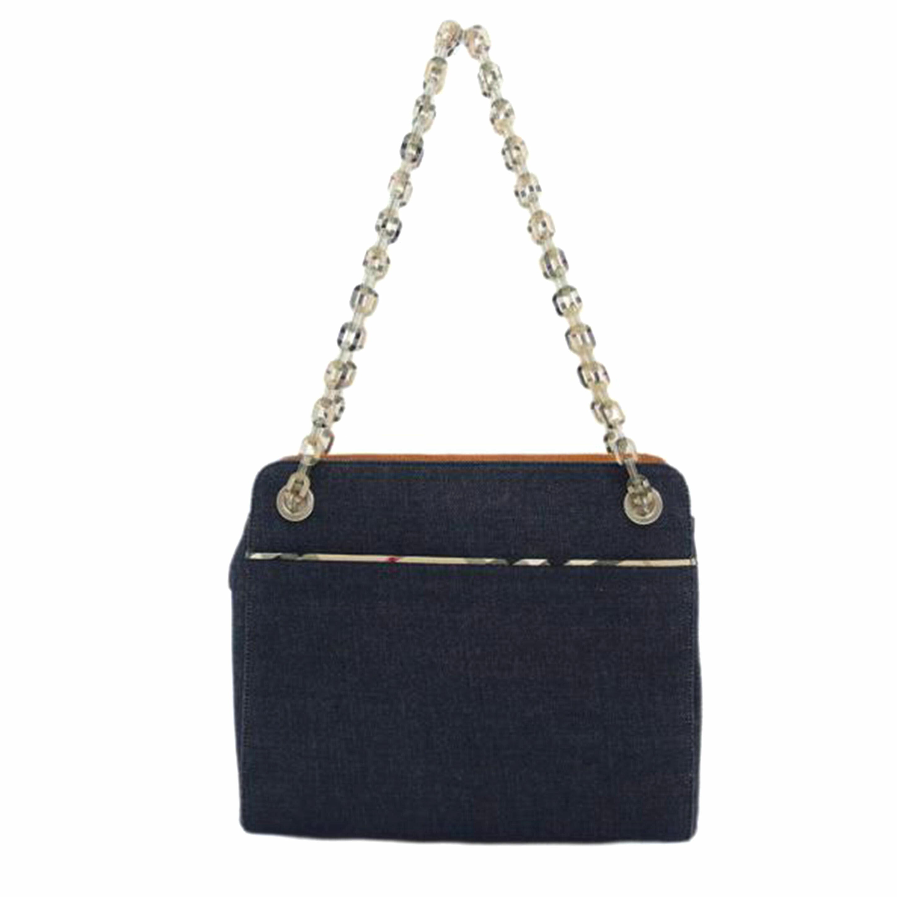 BURBERRY バーバリー/デニム/ノバチェックチェーン/トートバッグ//ABランク/04