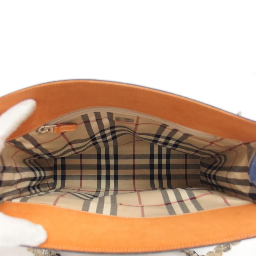 BURBERRY バーバリー/デニム/ノバチェックチェーン/トートバッグ//ABランク/04