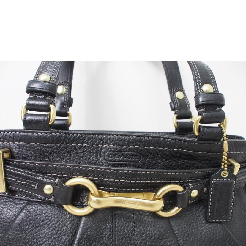 COACH/ハンプトンズレザーキャリーオール/ショルダー/12476//E0873/Aランク/78