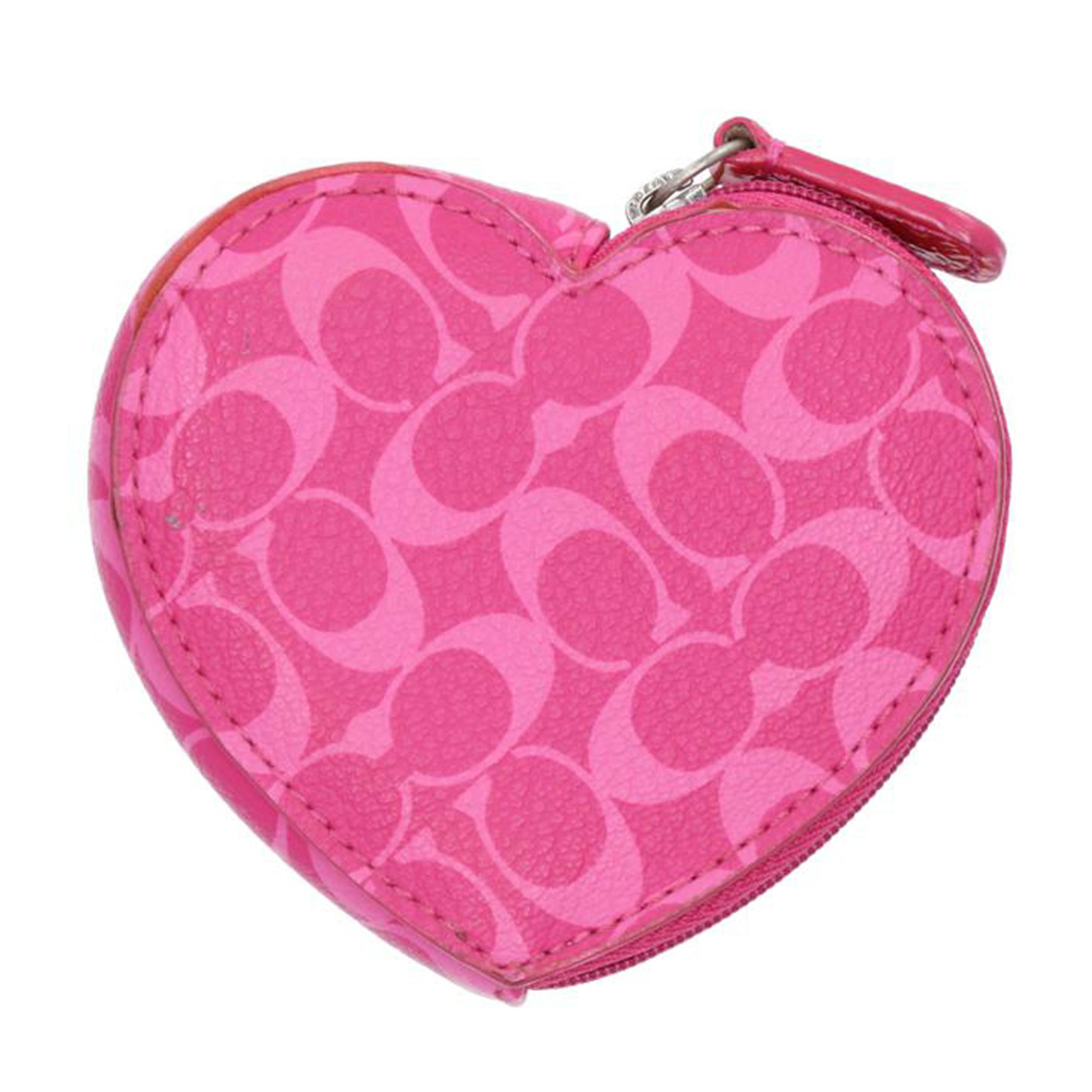 COACH コーチ/シグネチャープリントハートコインケース /F61788//Bランク/75