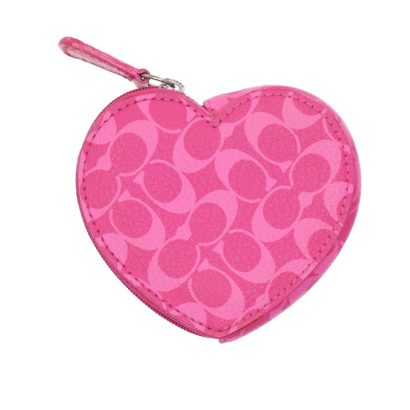 COACH コーチ/シグネチャープリントハートコインケース /F61788//Bランク/75