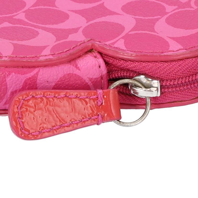 COACH コーチ/シグネチャープリントハートコインケース /F61788//Bランク/75