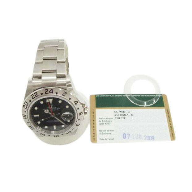 ROLEX ロレックス/エクスプローラーII/黒文字盤/16570//V482918/ABランク/82