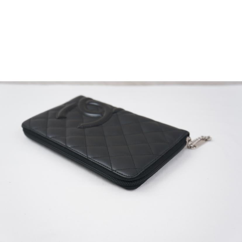 CHANEL シャネル/カンボンラインラウンドファスナーウォレット//12260602/Aランク/67