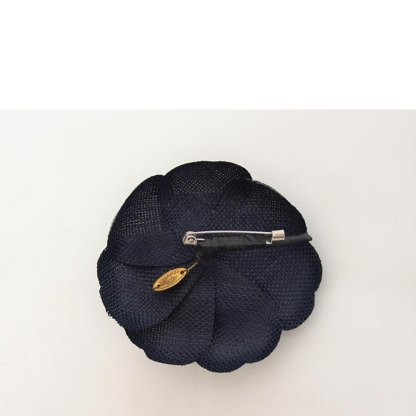 CHANEL シャネル/カメリア/コサージュ/ネイビー//Aランク/04