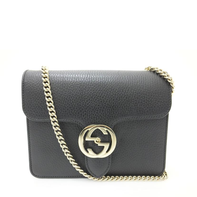 GUCCI GUCCI/インターロッキングGチェーンカーフショルダーバッグ/510304//498879/ABランク/88