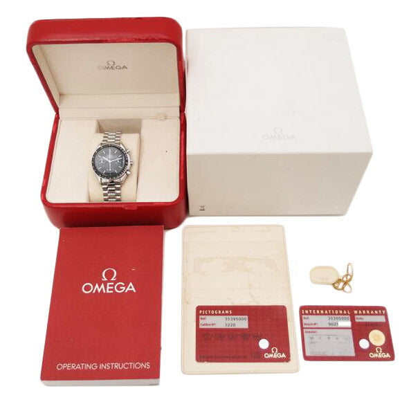 OMEGA オメガ 腕時計 黒文字盤 メンズ ステンレス/スピードマスター/クロノグラフ/自動巻き/3539.50.00//90252680/SAランク/69