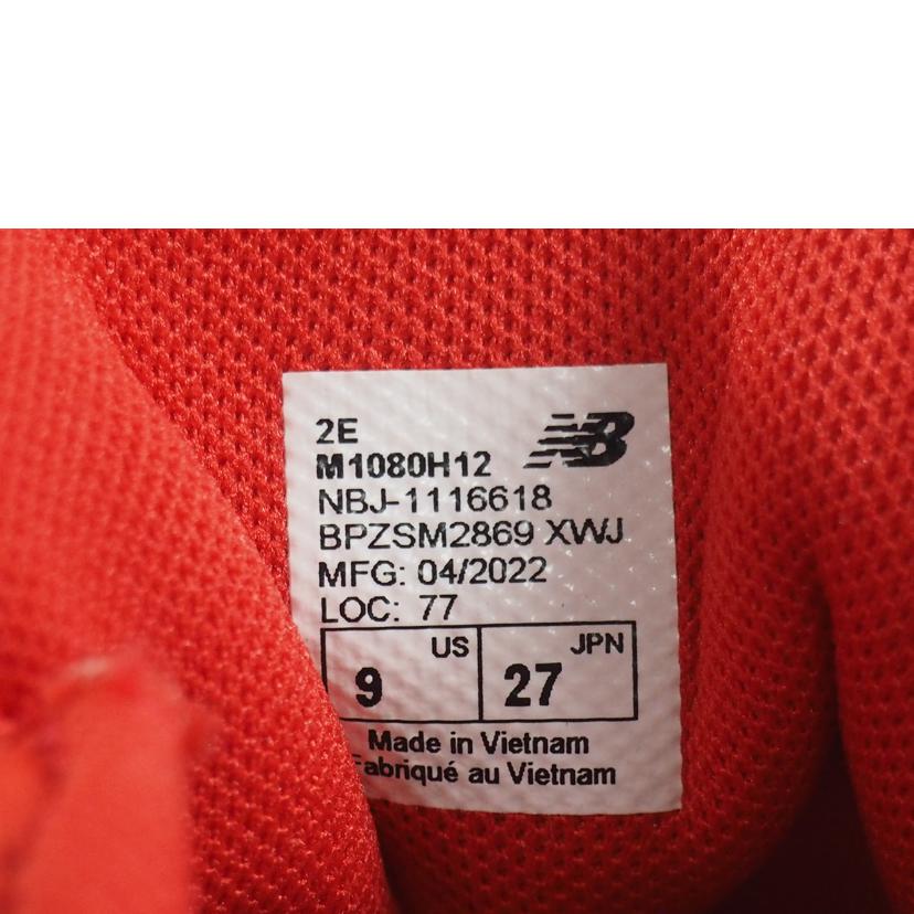 NEW BALANCE ニューバランス/ランニングシューズ/M1080H12//Aランク/79