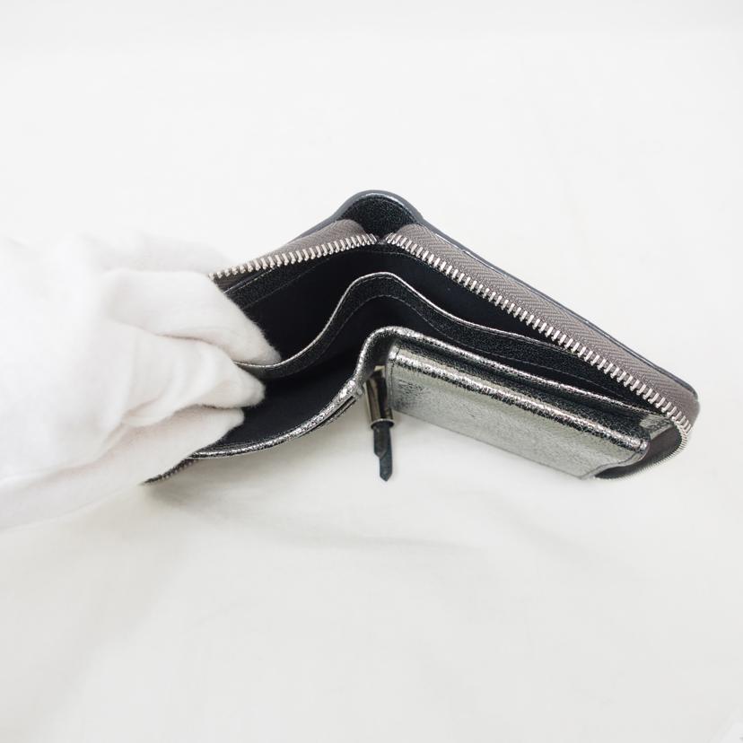 JIMMYCHOO/スタースタッズ/ラウンドファスナー二つ折り財布//ABランク/78