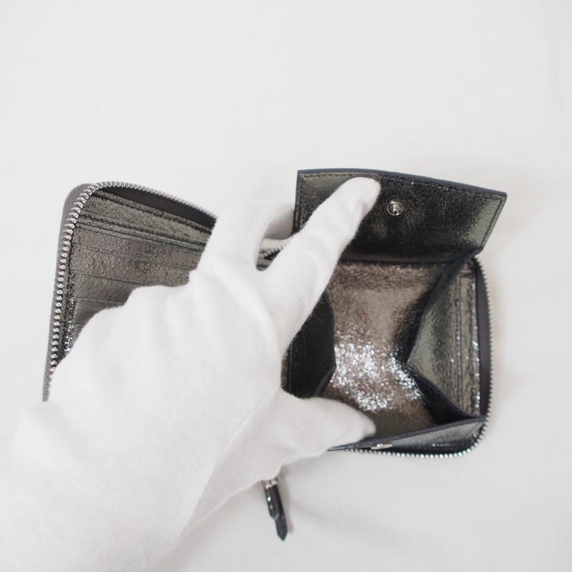 JIMMYCHOO/スタースタッズ/ラウンドファスナー二つ折り財布//ABランク/78