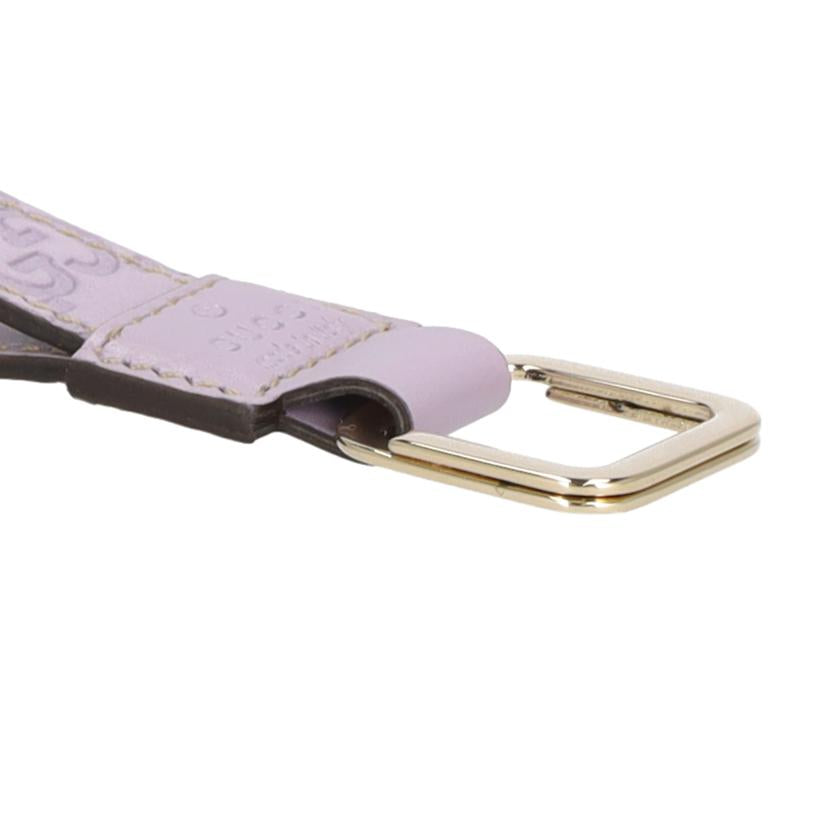 GUCCI グッチ/グッチシマ柄レザーキーホルダー/479292//199***/ABランク/75