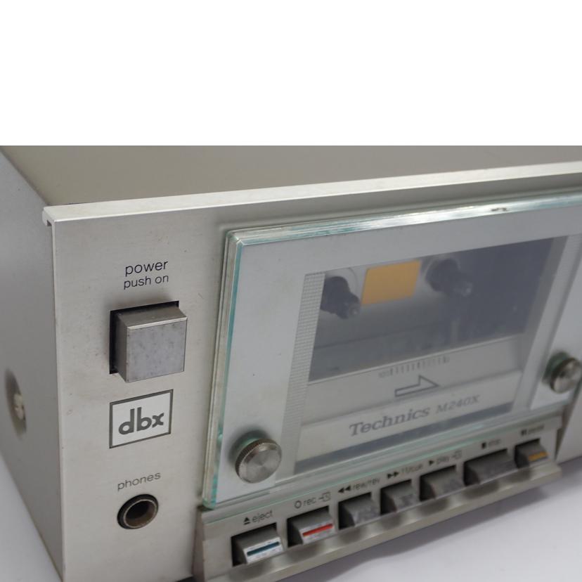Technics テクニクス/カセットデッキ/M240X//Bランク/62