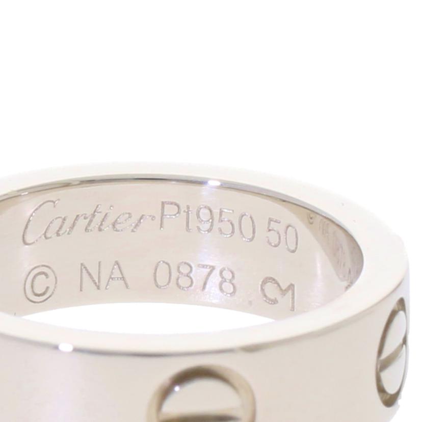 Cartier カルティエ/Pt950ラブリング1Pダイヤ#10/11.4//NA0878/#50/Aランク/75