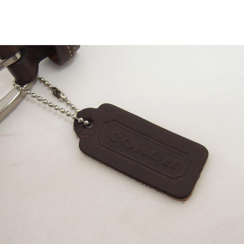 COACH コーチ/レザーベルト/ダークブラウン//Aランク/04