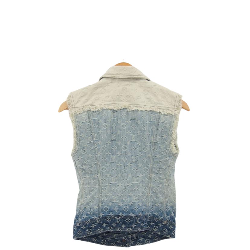 LV ルイヴィトン/ノースリーブフリンジ/グラデーションデニムジャケット//ABランク/04