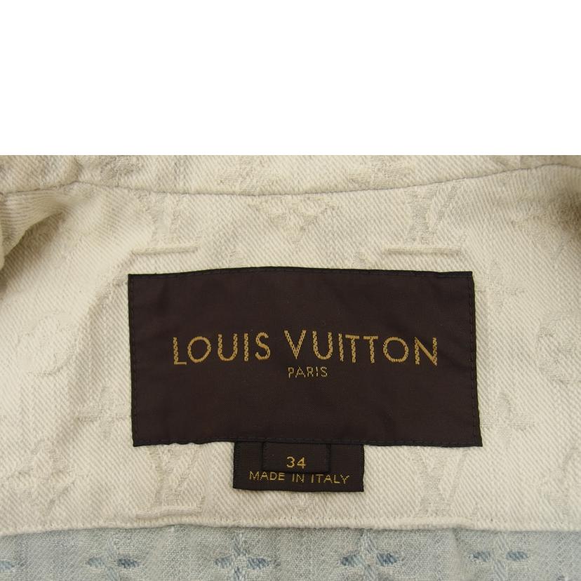 LV ルイヴィトン/ノースリーブフリンジ/グラデーションデニムジャケット//ABランク/04