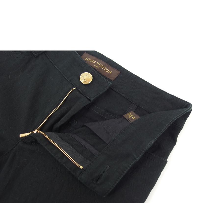 LV ルイヴィトン/コットンラムレザー/ボトムス/モノグラム/ブラック//ABランク/04