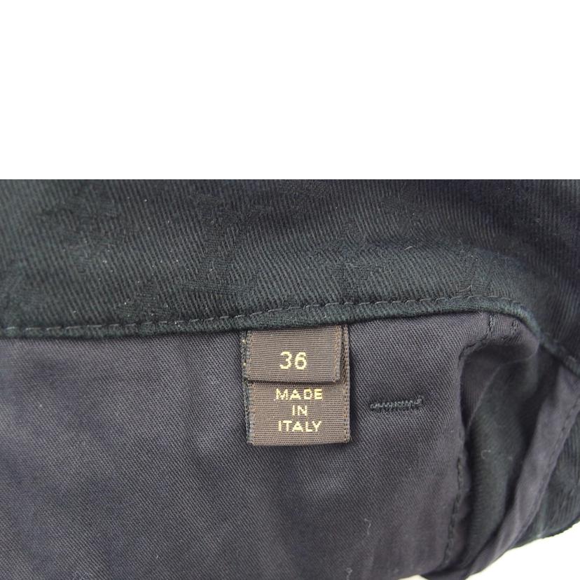 LV ルイヴィトン/コットンラムレザー/ボトムス/モノグラム/ブラック//ABランク/04