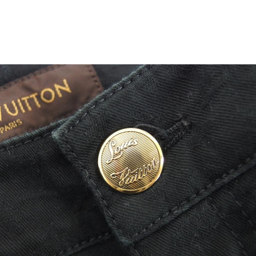 LV ルイヴィトン/コットンラムレザー/ボトムス/モノグラム/ブラック//ABランク/04