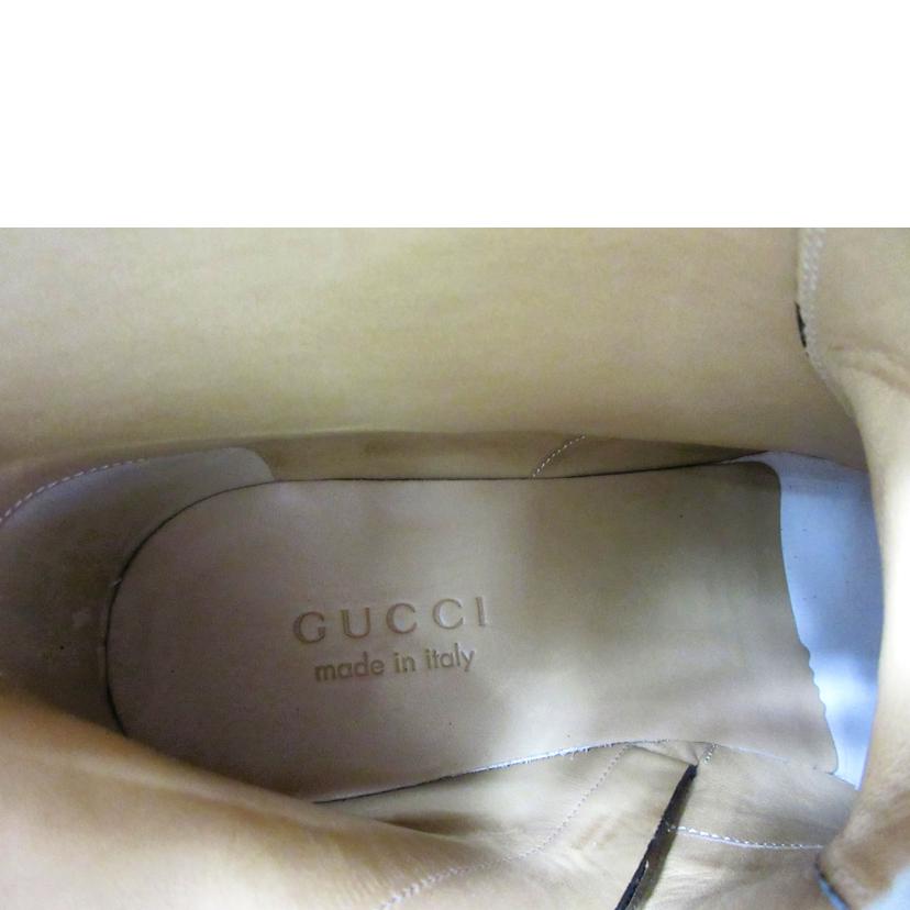 GUCCI グッチ/GUCCI レザーサイドジップシューズ26.0cm/322481//ABランク/70