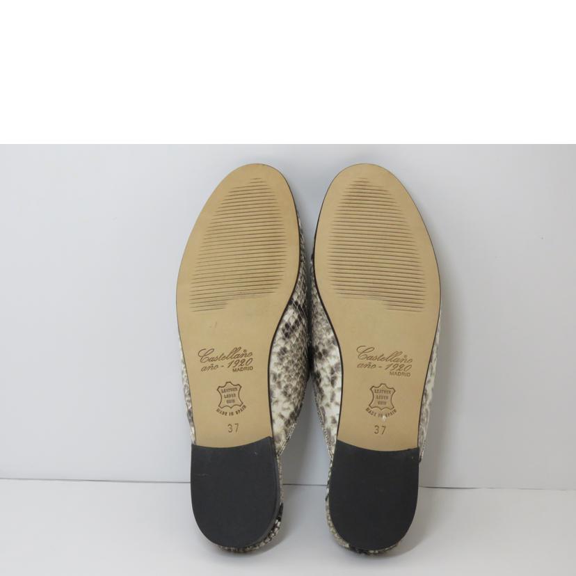 CASTELLANO カステラーノ/ピットレザースレザースリポン/23.5cm/21-093-210-0019-3-0//Aランク/90