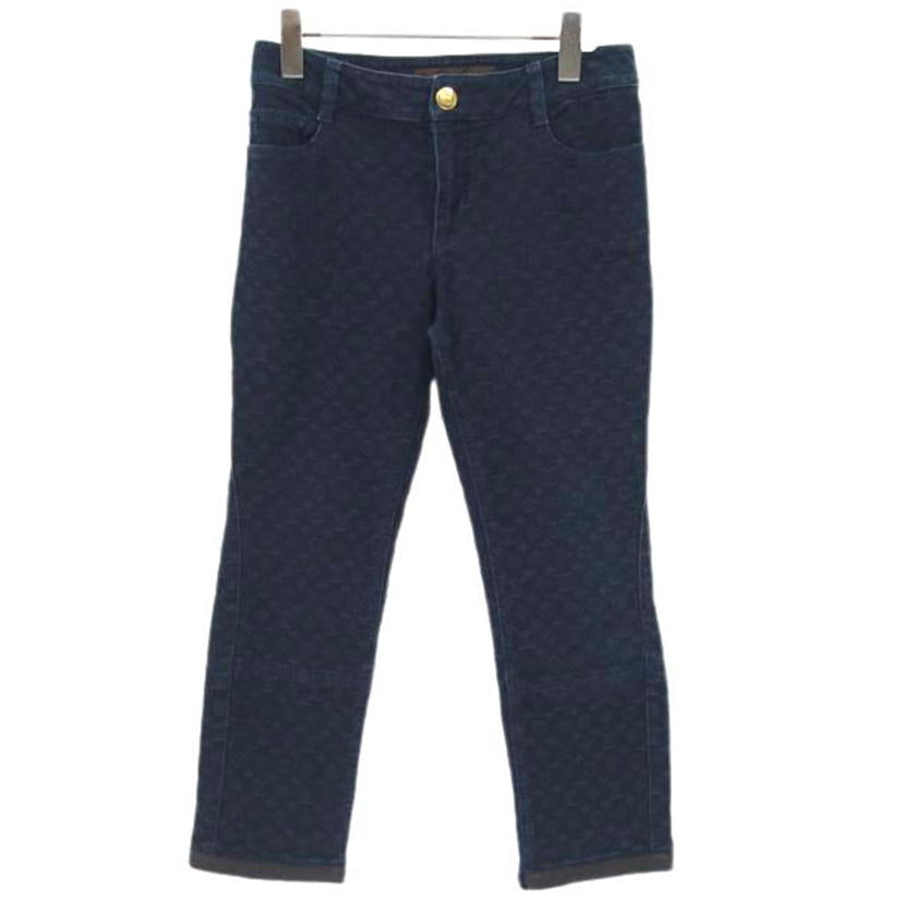 LV ルイヴィトン/ラムレザー/デニムパンツ/モノグラム/インディゴ//ABランク/04