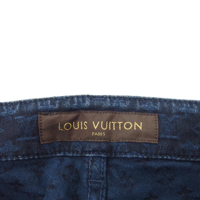LV ルイヴィトン/ラムレザー/デニムパンツ/モノグラム/インディゴ//ABランク/04