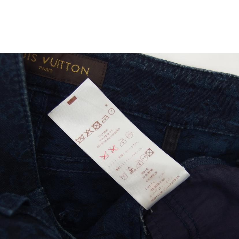 LV ルイヴィトン/ラムレザー/デニムパンツ/モノグラム/インディゴ//ABランク/04
