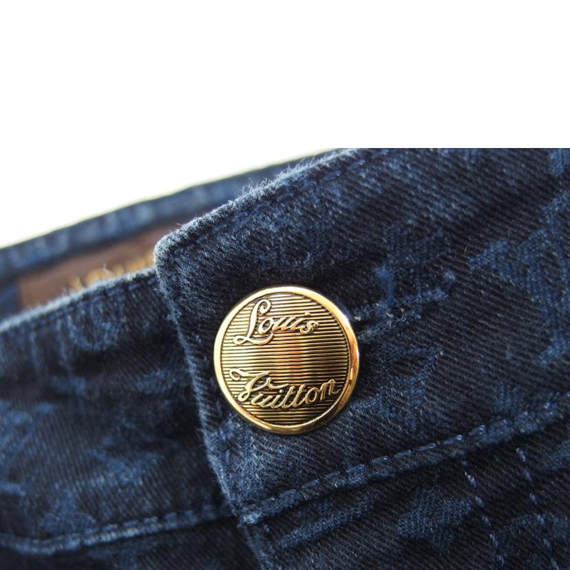 LV ルイヴィトン/ラムレザー/デニムパンツ/モノグラム/インディゴ//ABランク/04
