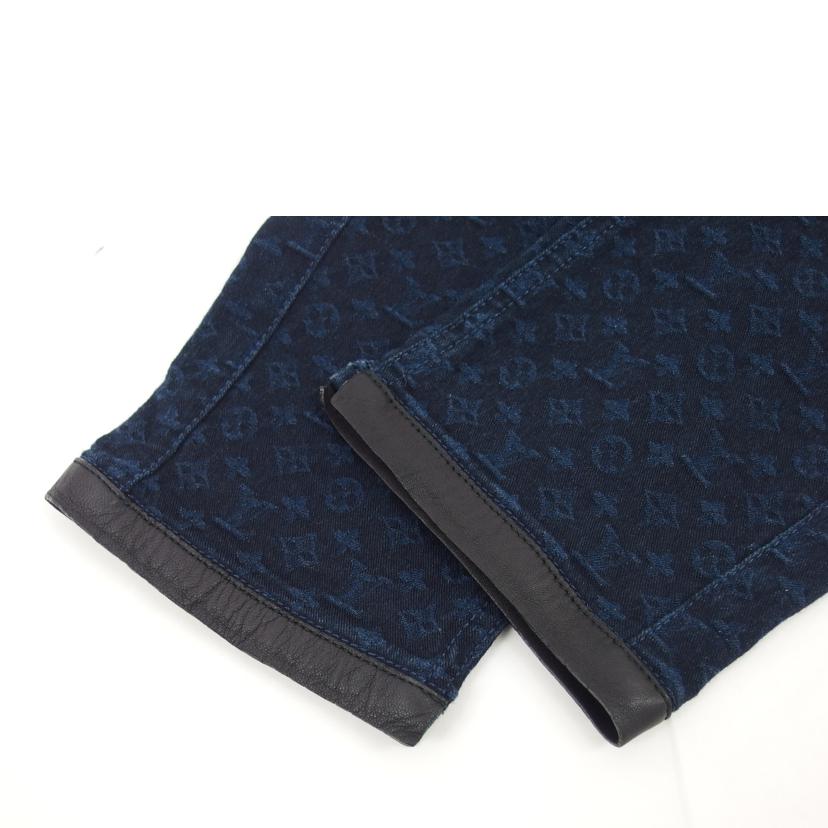 LV ルイヴィトン/ラムレザー/デニムパンツ/モノグラム/インディゴ//ABランク/04