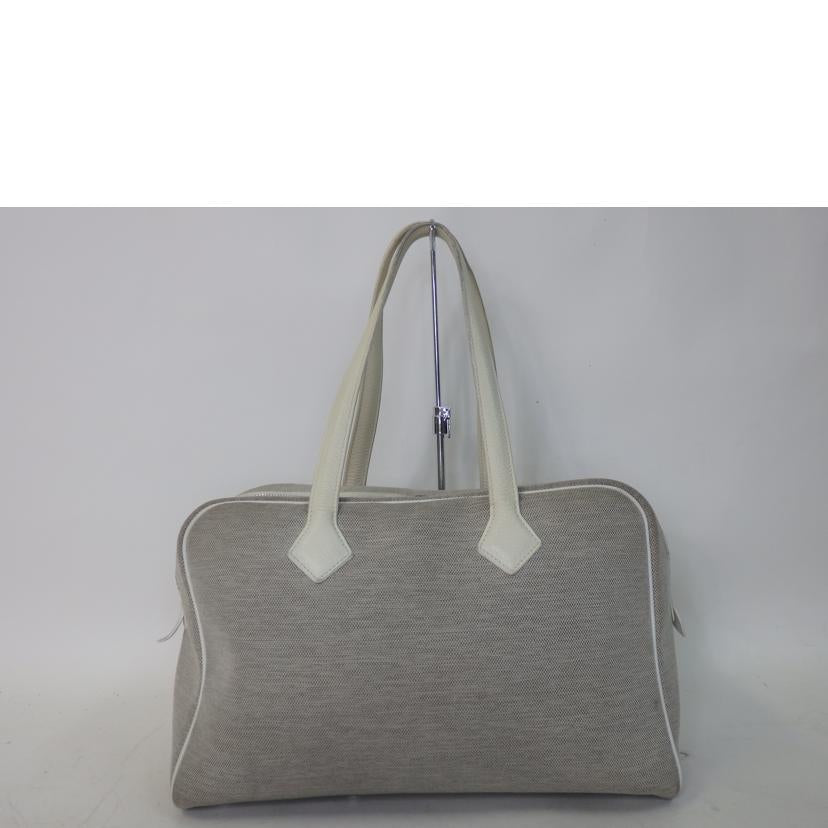 HERMES エルメス/ヴィクトリア35/ホワイト系//シリアル不鮮明/Bランク/84