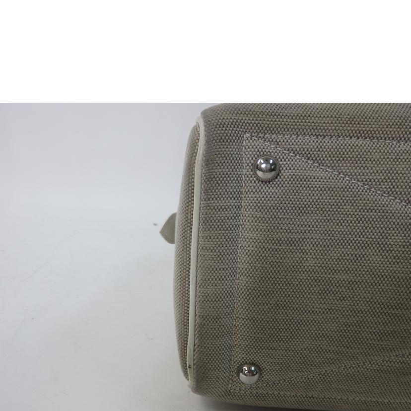 HERMES エルメス/ヴィクトリア35/ホワイト系//シリアル不鮮明/Bランク/84