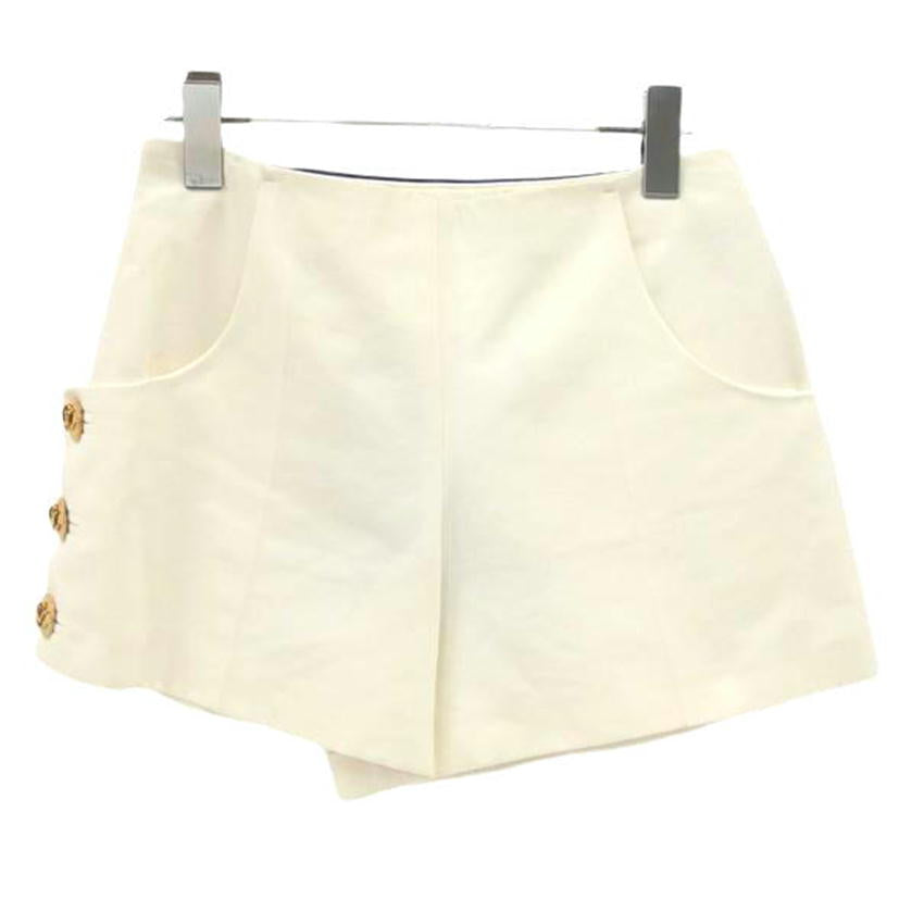 LV ルイヴィトン/サイドボタン/コットンショートパンツ/ホワイト//ABランク/04