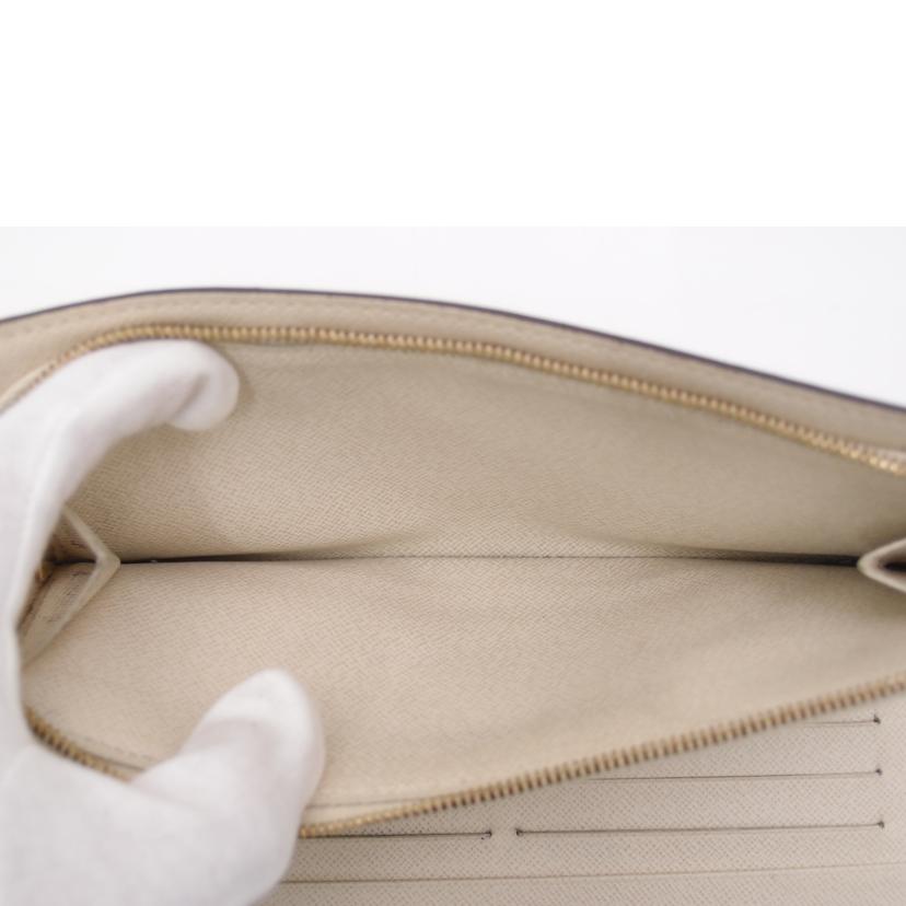 LV ルイ・ヴィトン 長財布 ファスナー 白 レディース メンズ/ポルトフォイユ・アンソリット/モノグラム・イヴォワール/M66563//CA2049/ABランク/69