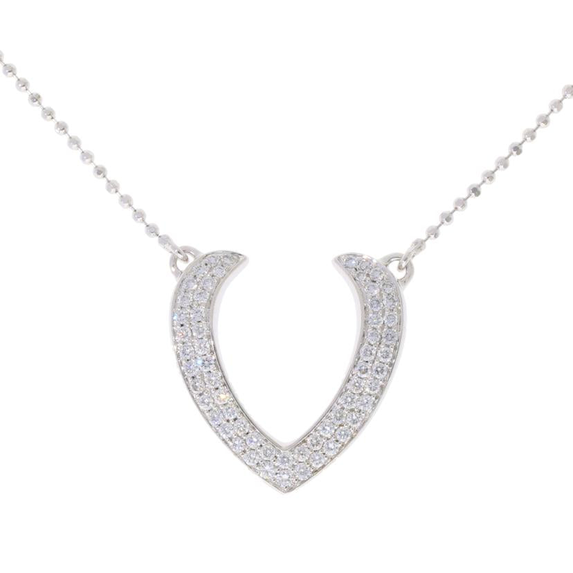 / K18ダイヤネックレス0.51ct//Aランク/75