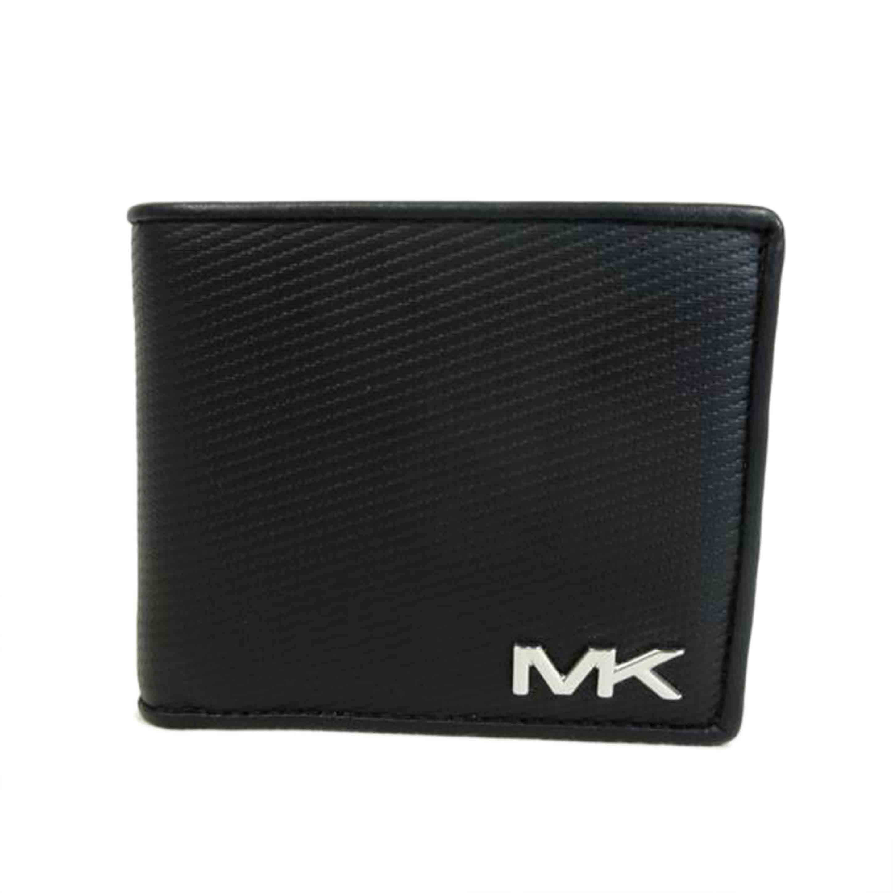 MK マイケルコース/レザーロゴメンズ二つ折り財布//Aランク/70